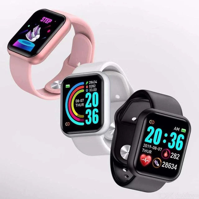 Smartwatch Y68 D20 - Monitore sua Evolução. Alcance seus Objetivos.