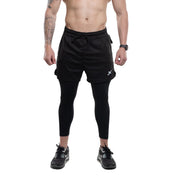 CALÇA DRY-FIT 2 EM 1 DE COMPRESSÃO
