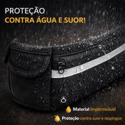 RUN BELT - Compacta, Segura e Resistente à água.