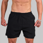 Kit 4 Bermudas Dry Fit Compressão 2 em 1