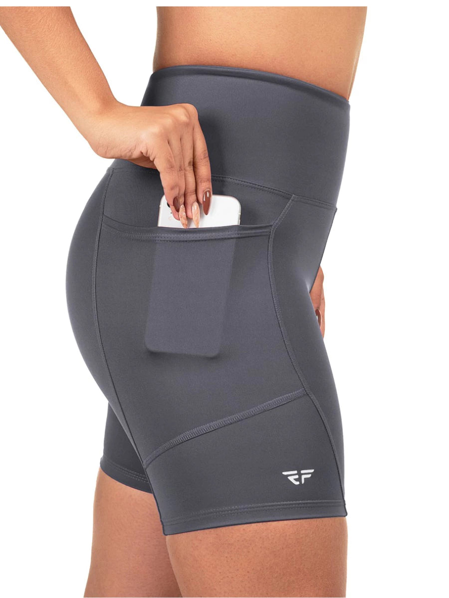 Short Com Bolso Para Corrida de Compresão