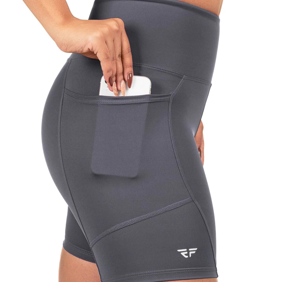 Short Com Bolso Para Corrida de Compresão