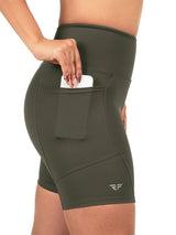 Short Com Bolso Para Corrida de Compresão