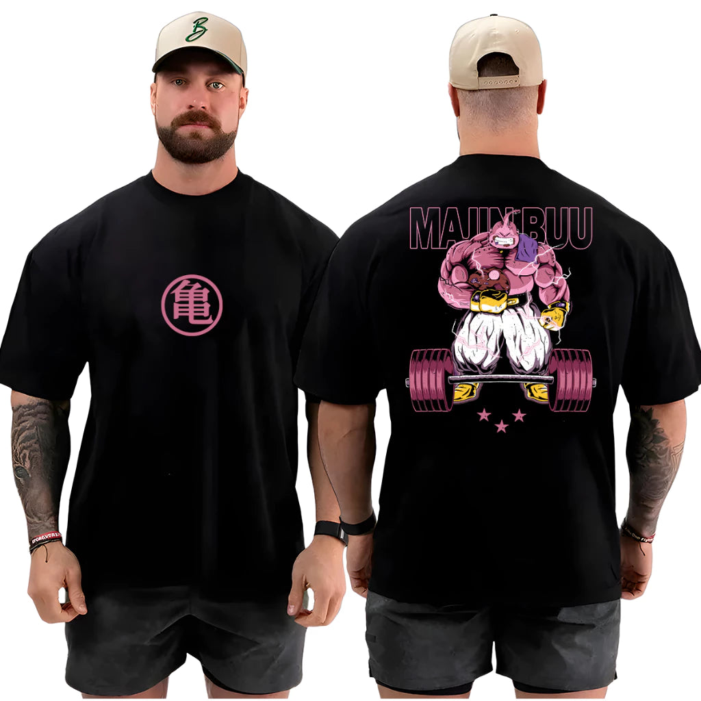 Camiseta Camisa Oversized Majin Boo Streetwear 100% Algodão