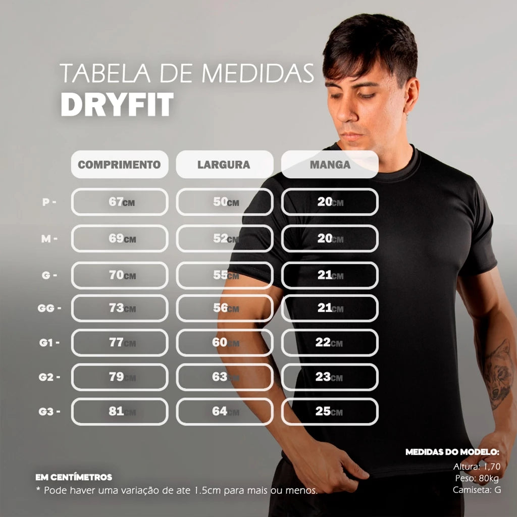Kit 4 Camisetas Dry Fit Fitness Pra Treino Academia e Corrida
