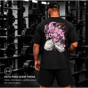 Camiseta Camisa Oversized Majin Boo Streetwear 100% Algodão