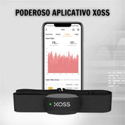 Cinta Cardíaca XOSS X2 Bluetooth + ANT+ GPS