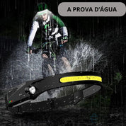 Lumi Pro - Lanterna de Cabeça USB Recarregável