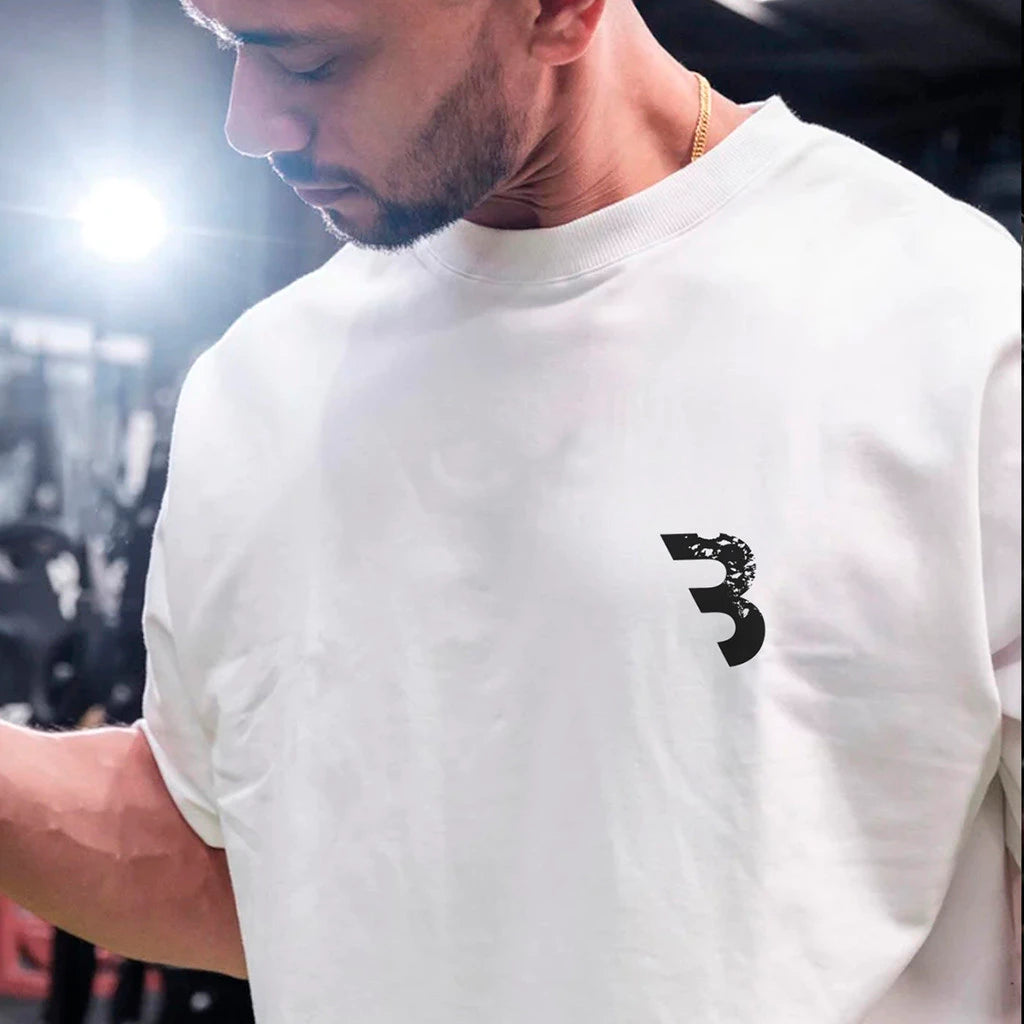 Camiseta Oversized Academia Caveira