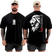 Camiseta Oversized Leão Streetwear Treino Academia