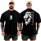 Camiseta Oversized Leão Streetwear Treino Academia
